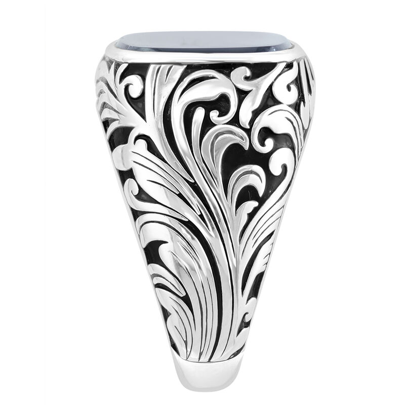 EFFY Men's Black Onyx Ring in Sterling Silver image number null